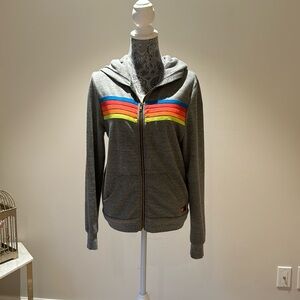 Aviator nation 5 stripe hoodie